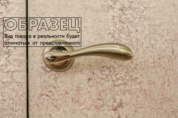 Изображение товара Ручка дверная Ренц Розаро / INDH 89-08 MBN (матовый черный никель)