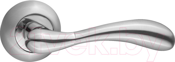 Изображение товара Ручка дверная Ренц Розаро / INDH 89-08 SN/NP (никель матовый/никель блестящий)