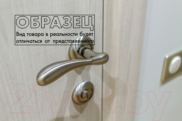 Изображение товара Ручка дверная Ренц Розаро / INDH 89-08 SN/NP (никель матовый/никель блестящий)