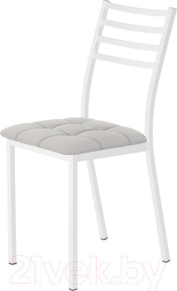 Изображение товара Стул AMC Comfort 4К6.6 (кожзам серый/белый)