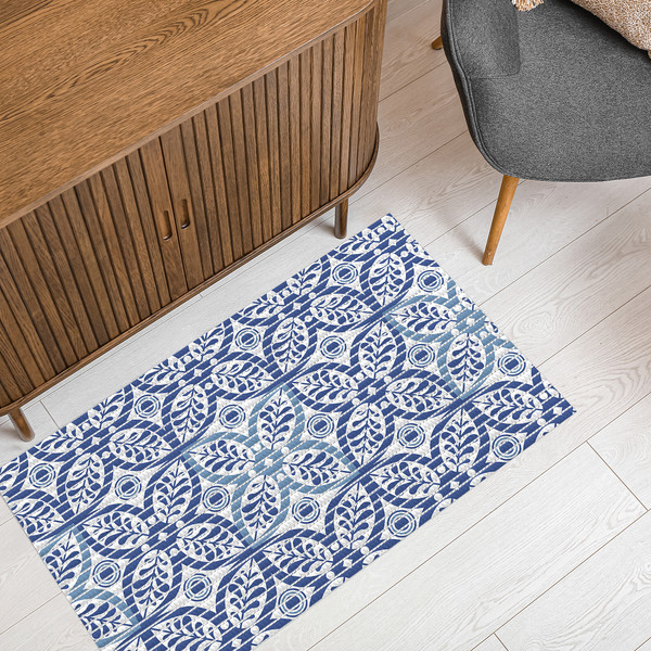 Изображение товара Коврик для ванной Вилина Преображение 7103 205PT-blue (65x50)