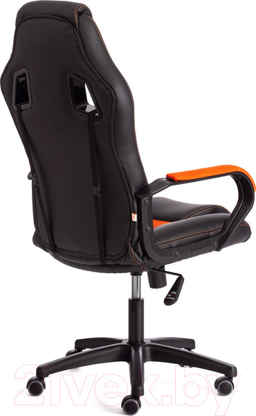 Изображение товара Кресло геймерское Tetchair Driver кожзам/ткань (черный/оранжевый)