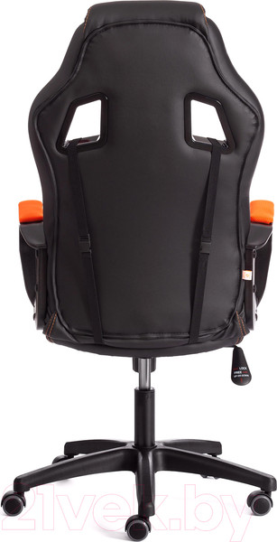Изображение товара Кресло геймерское Tetchair Driver кожзам/ткань (черный/оранжевый)