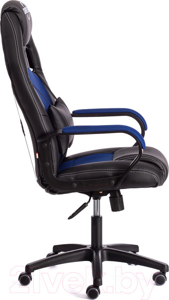 Изображение товара Кресло геймерское Tetchair Driver кожзам/ткань (черный/синий)