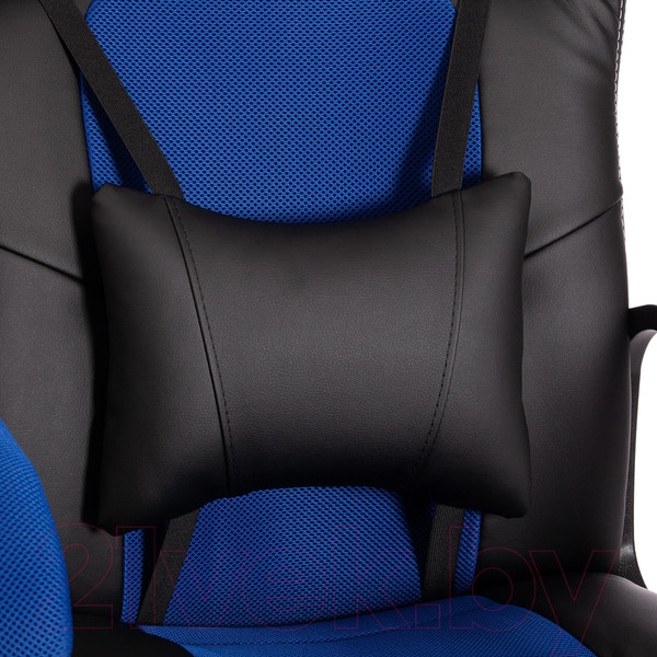 Изображение товара Кресло геймерское Tetchair Driver кожзам/ткань (черный/синий)