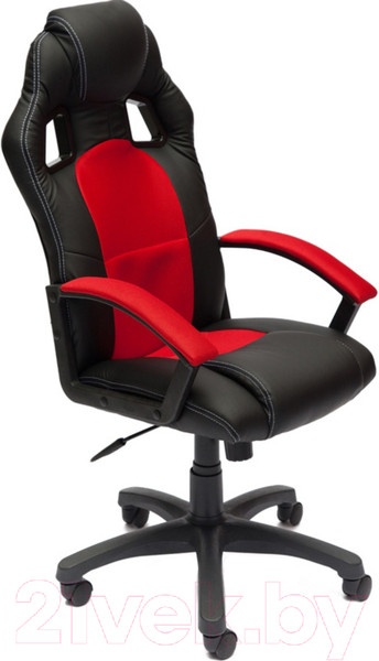 Изображение товара Кресло геймерское Tetchair Driver экокожа/ткань (черный/красный)