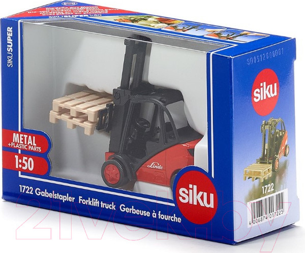 Изображение товара Погрузчик игрушечный Siku Грузоподъемник / 1722