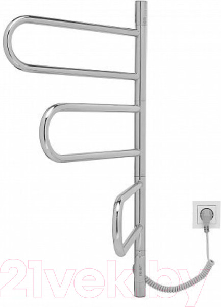 Изображение товара Полотенцесушитель электрический Gloss & Reiter E2.L.44x80.R3 (таймер)