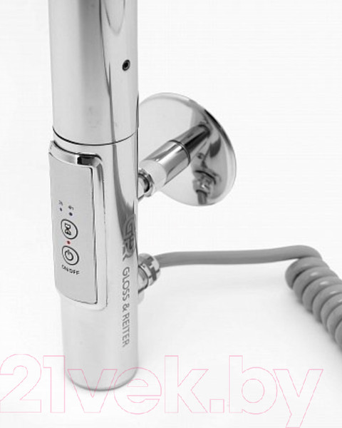 Изображение товара Полотенцесушитель электрический Gloss & Reiter E2.L.44x80.R3 (таймер)