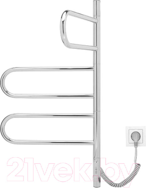 Изображение товара Полотенцесушитель электрический Gloss & Reiter E2.L.44x80.R3 (таймер)