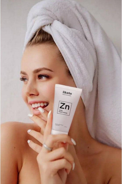 Изображение товара Маска для лица кремовая Likato Professional Бережное очищение с цинком (50мл)