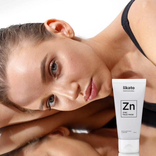 Изображение товара Маска для лица кремовая Likato Professional Бережное очищение с цинком (50мл)