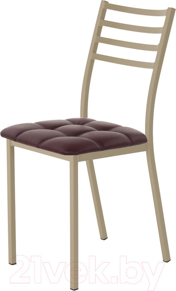 Изображение товара Стул AMC Comfort 4К10.14 (кожзам бордо/капучино)