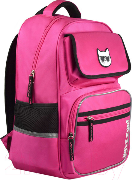 Изображение товара Школьный рюкзак Феникс+ Кот в очках / 59256