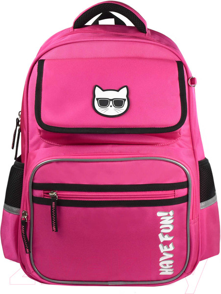 Изображение товара Школьный рюкзак Феникс+ Кот в очках / 59256