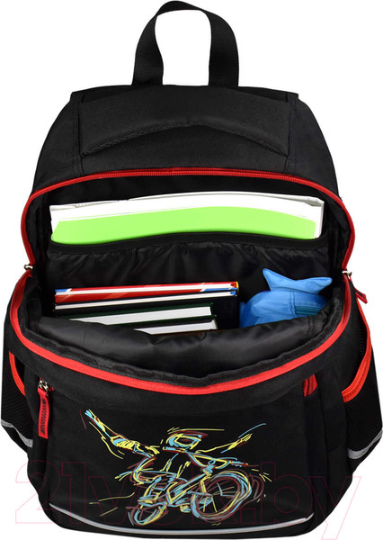 Изображение товара Школьный рюкзак Феникс+ Байк трек / 59289