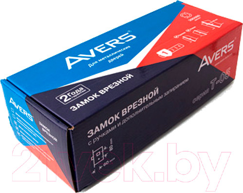 Изображение товара Замок врезной Avers T-0523-C-AB-L