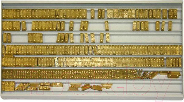 Изображение товара Кассета для шрифтов OPUS OFONTCONT9 (9мм)