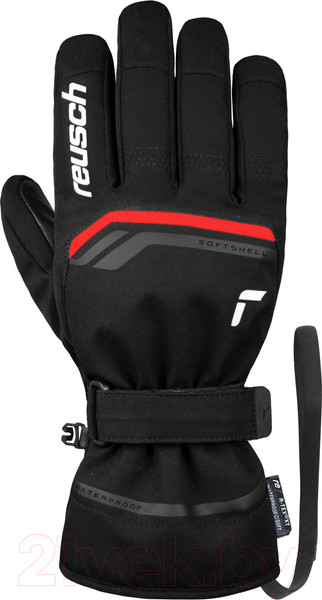 Изображение товара Перчатки лыжные Reusch Primus R-Tex Xt / 6201224-7705 (р-р 10, Black/Fire Red)