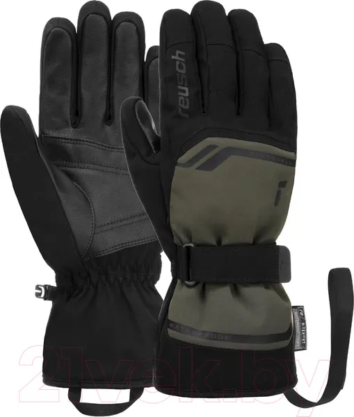 Изображение товара Перчатки лыжные Reusch Primus R-Tex Xt / 6201224-5710 (р-р 9.5, Burnt Olive/Black)