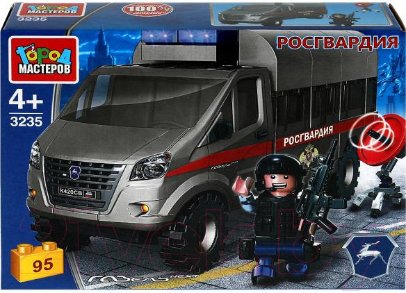 Изображение товара Конструктор Город мастеров Росгвардия Операция росгвардии / 3235-KK (95эл)