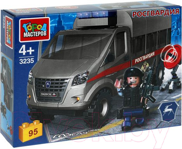Изображение товара Конструктор Город мастеров Росгвардия Операция росгвардии / 3235-KK (95эл)