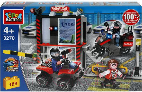 Изображение товара Конструктор Город мастеров Полицейский участок / 3270-KK (189эл)