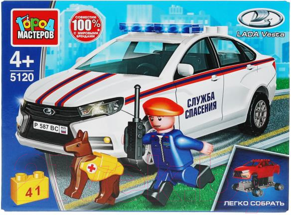 Изображение товара Конструктор Город мастеров Lada Vesta Служба спасения / 5120-KK (41эл)