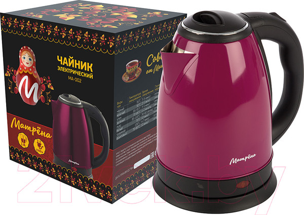 Изображение товара Электрочайник Матрена МА-002 / 006748 (бордовый)