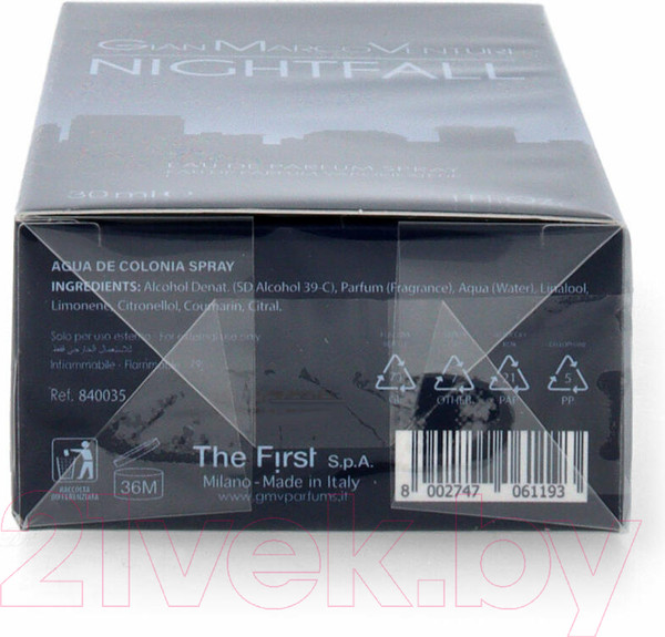 Изображение товара Парфюмерная вода Gian Marco Venturi Nightfall (30мл)