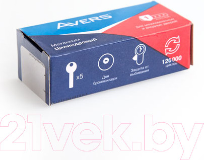 Изображение товара Цилиндровый механизм замка Avers GM-80(35/45C)-C-CR