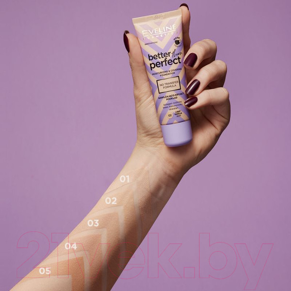 Изображение товара Тональный крем Eveline Cosmetics Better Than Perfect тон 02 Light (30мл)
