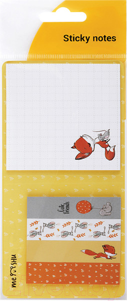 Изображение товара Набор для заметок Meshu Fox&Rabbit / MS_87514