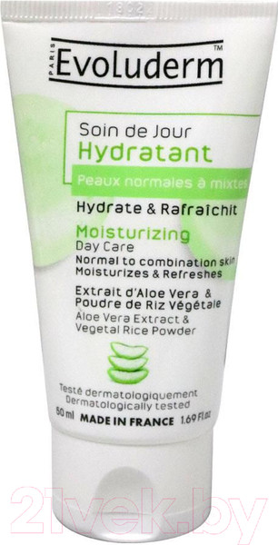 Изображение товара Крем для лица Evoluderm Moisturizing Day Care Normal To Combination Skin (50мл)