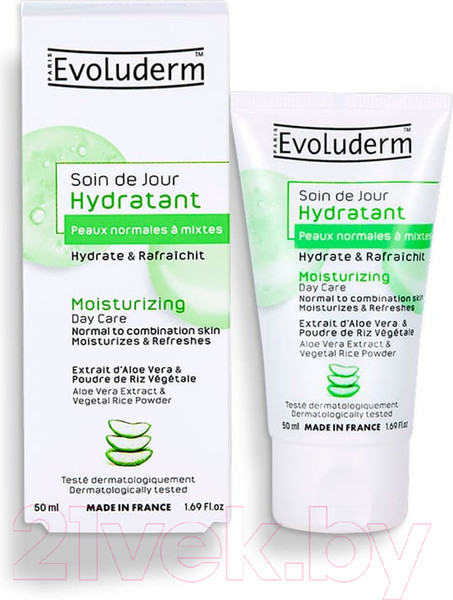 Изображение товара Крем для лица Evoluderm Moisturizing Day Care Normal To Combination Skin (50мл)
