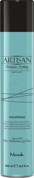 Изображение товара Лак для укладки волос Nook Artisan Voluttuosa Anti-Humidity Volume Spray Lacquer (500мл)