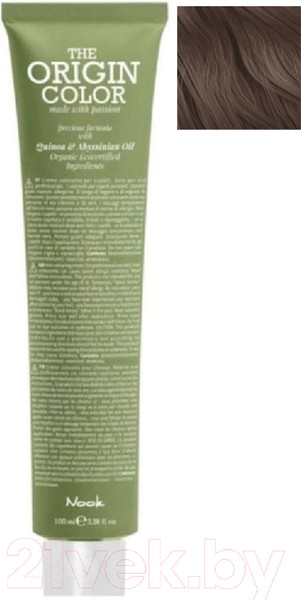 Изображение товара Крем-краска для волос Nook The Origin Color Permanent Colouring Cream 6.3 (Dark Blonde Golden)