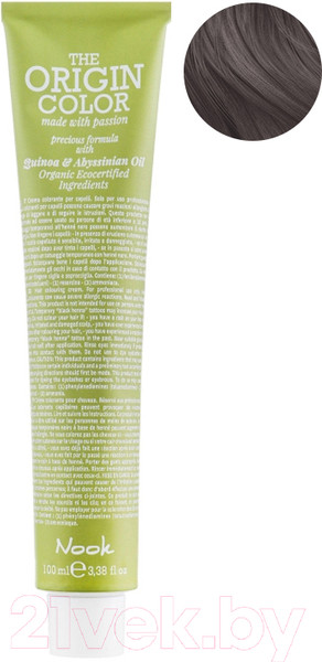 Изображение товара Крем-краска для волос Nook The Origin Color Permanent Colouring Cream 9.1 (Very Light Blonde Ash)