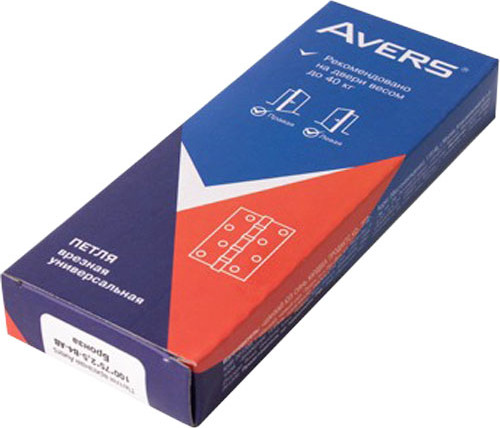 Изображение товара Петля дверная Avers 100x75x2.5-B4-CR