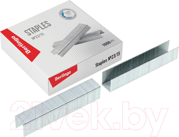 Изображение товара Скобы канцелярские Berlingo DSk_23150 (1000шт)