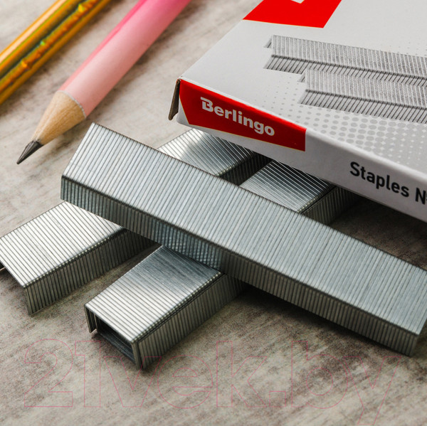 Изображение товара Скобы канцелярские Berlingo DSk_23150 (1000шт)