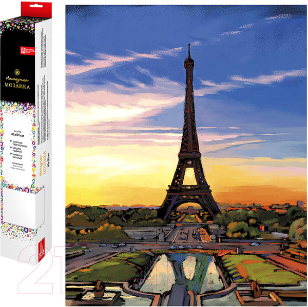 Изображение товара Набор алмазной вышивки Феникс+ Эйфелева башня / 59794
