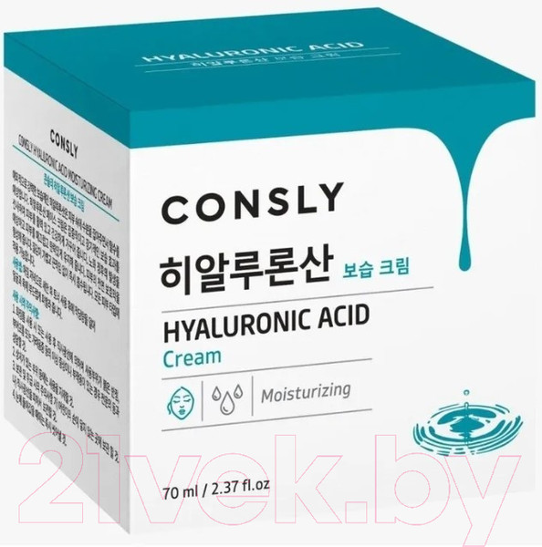 Изображение товара Крем для лица Consly Увлажняющий с гиалуроновой кислотой (70мл)