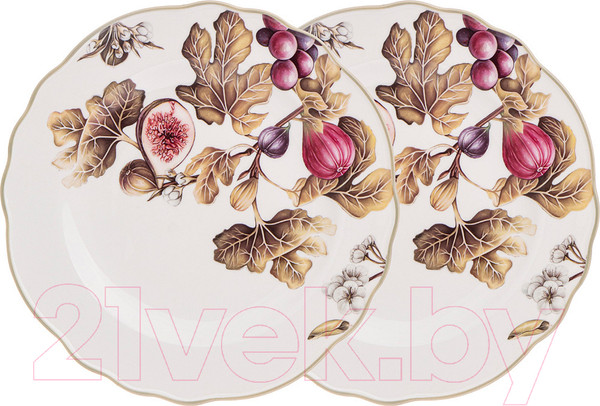 Изображение товара Набор тарелок Lefard Village / 85-1886 (2шт, инжир)