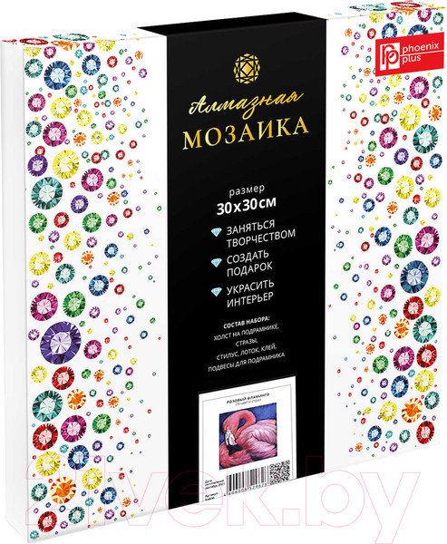 Изображение товара Набор алмазной вышивки Феникс+ Розовый фламинго / 59806