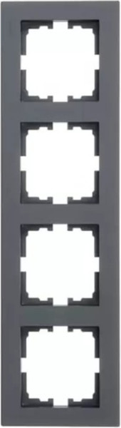 Рамка для выключателей и розеток Lezard Vesna 742-3400-154 (графит) — фото 3