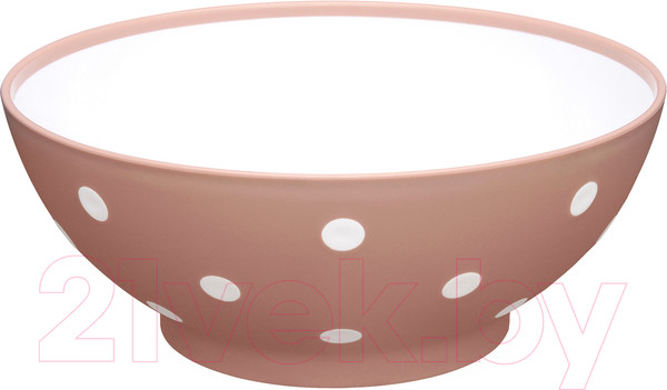 Изображение товара Миска Эльфпласт Twist / EP413 (0.75л, серый/розовый)