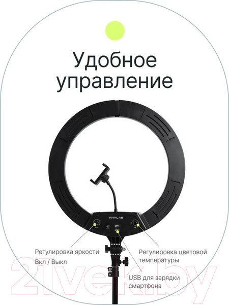 Изображение товара Кольцевая лампа RayLab RL-0118 Kit