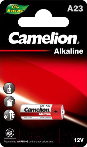 Изображение товара Батарейка Camelion А23-BP1 Mercury Free / 12827
