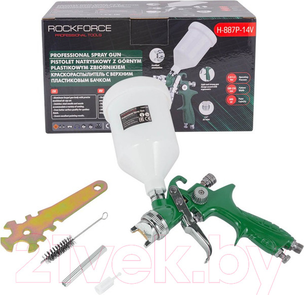 Изображение товара Пневматический краскопульт RockForce RF-H-887P-14V
